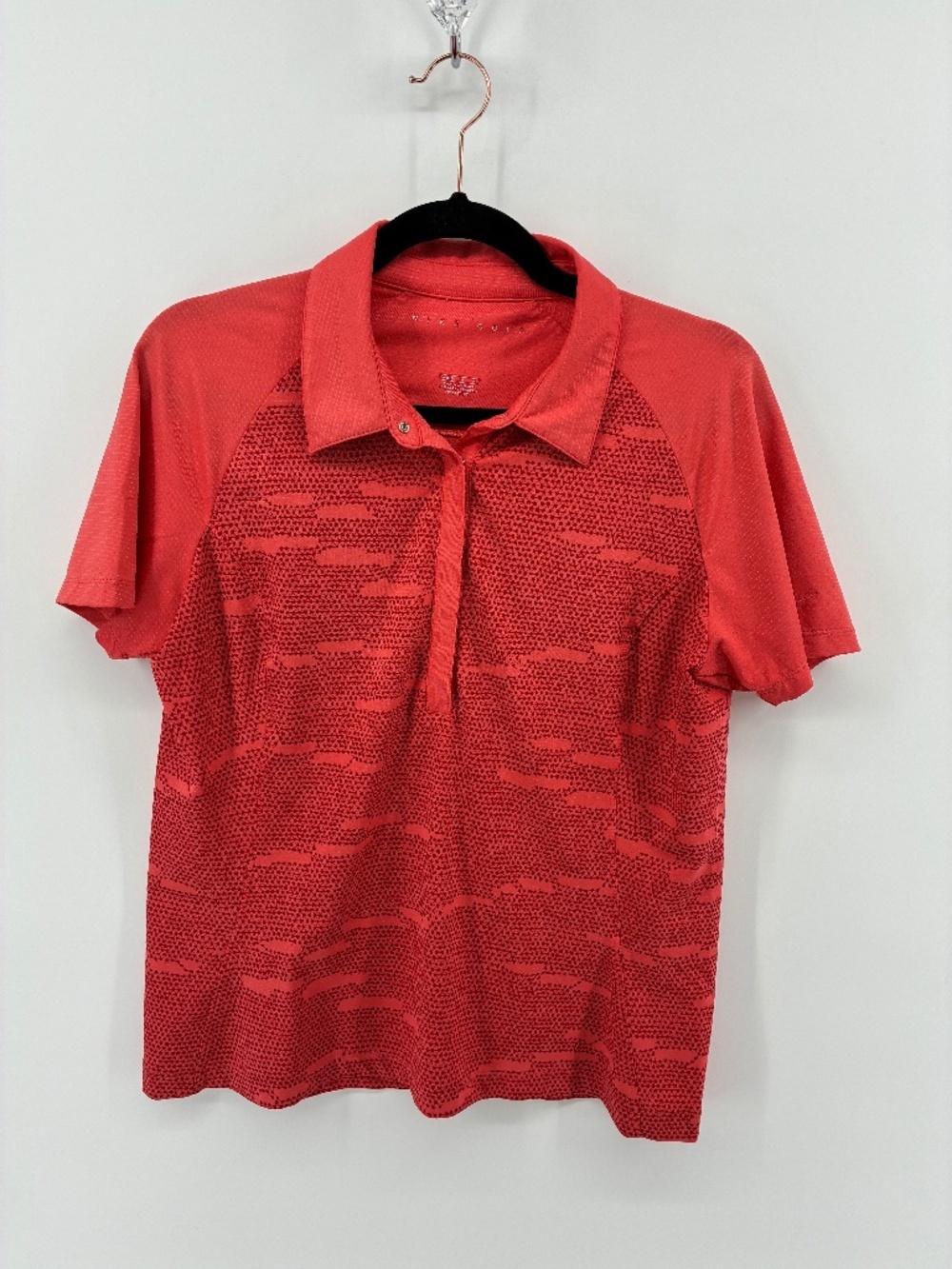 Nike Golf Red Polo Shirt Casual Comfort